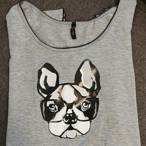 Edista Las Angeles Womens Shirt, Gray, size S